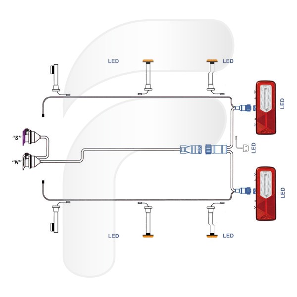 STANDARD LED INSTALLATION WITHOUT BACK BOX